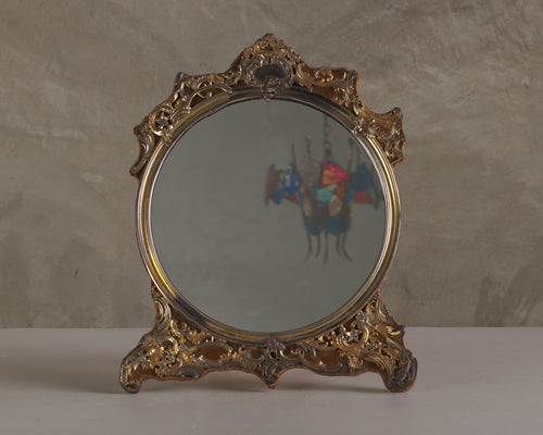 SILVER FRAMED TABLE TOP MIRROR