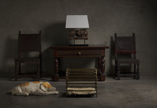 SPECTACULAR VICTORIAN BRASS DOG BED, c1880