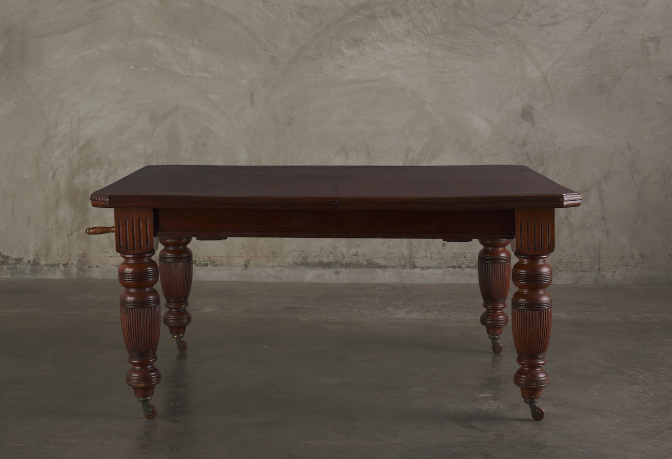 STEPHEN SONDHEIM'S VICTORIAN WALNUT EXTENSION DINING TABLE, CIRCA 1870