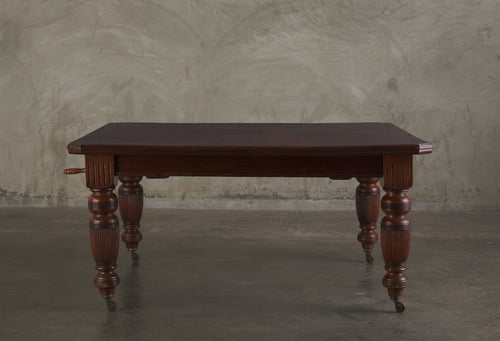 STEPHEN SONDHEIM'S VICTORIAN WALNUT EXTENSION DINING TABLE, CIRCA 1870