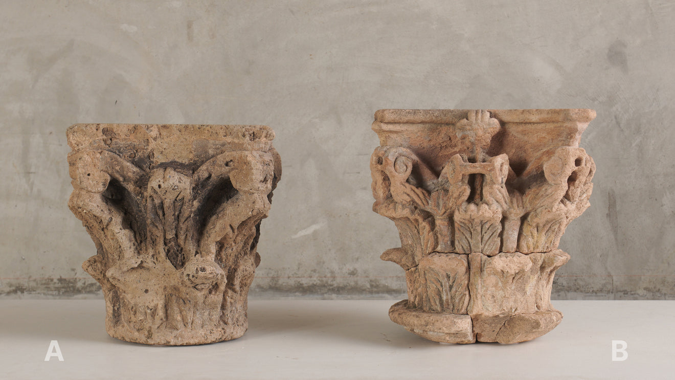 STONE CAPITAL(S), 18TH C JALISCO