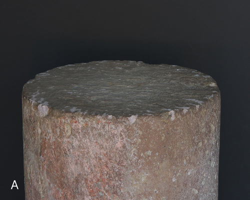 18th C STONE COLUMN(S) WITH STONE BASE(S)