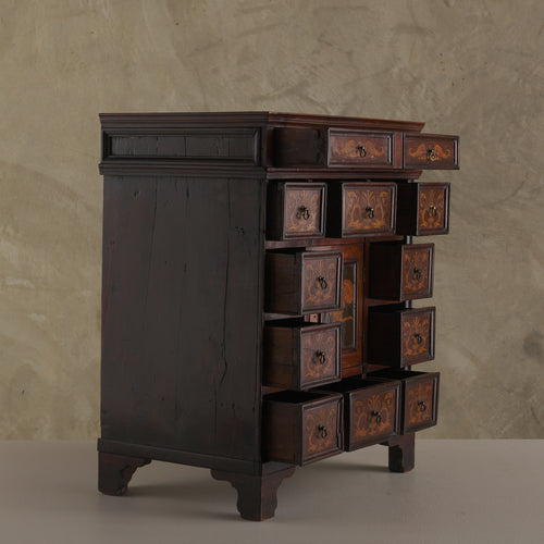 TABLE TOP CABINET WITH HIDDEN COMPARTMENT