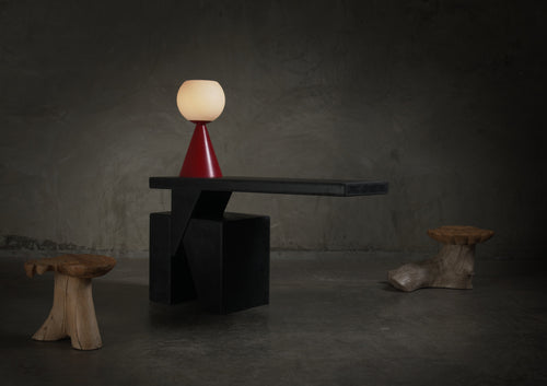 PAIR OF GROTTO STOOLS BY MIKE DIAZ