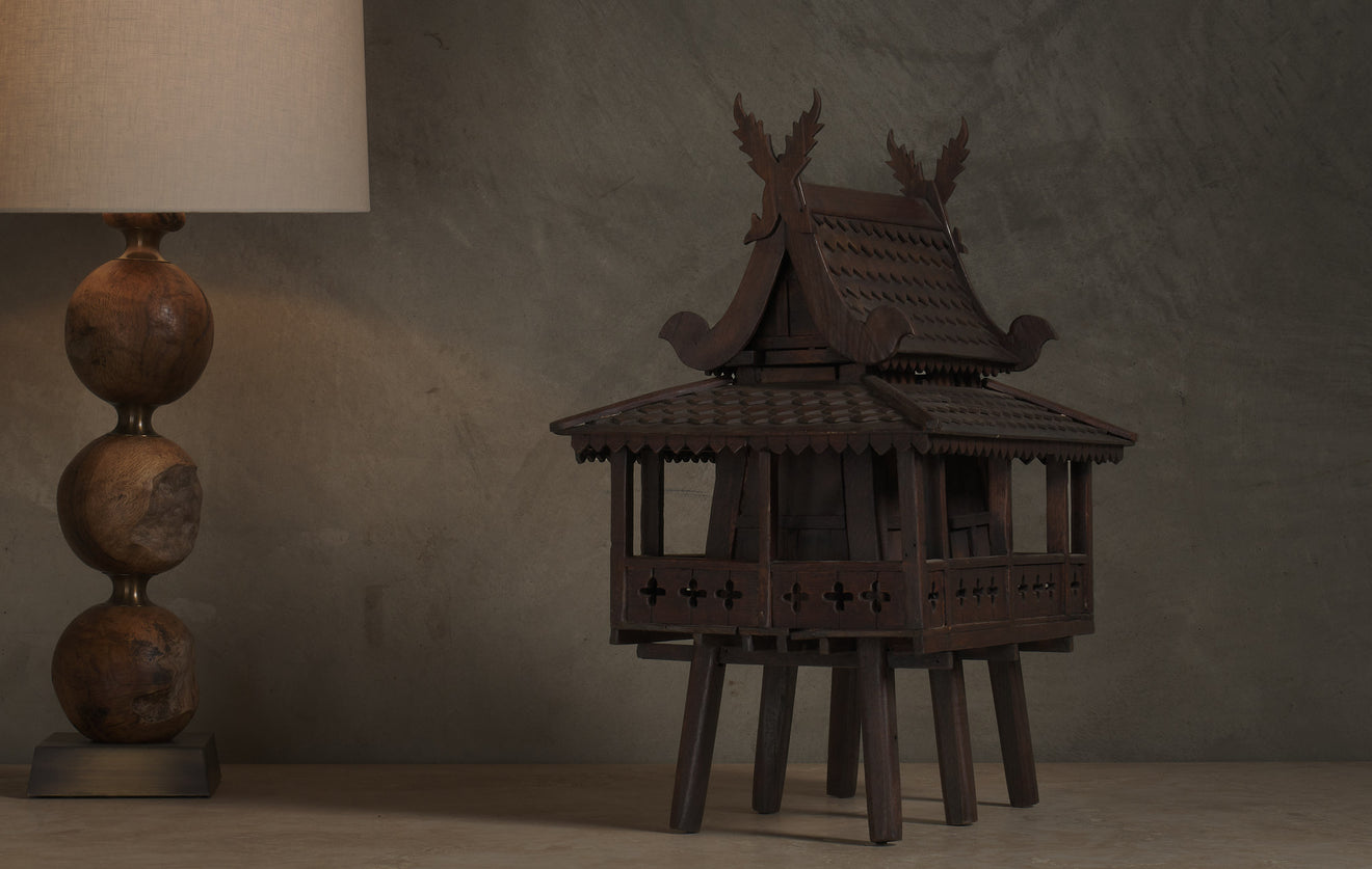 THAI TEAK SPIRIT HOUSE, 20TH C