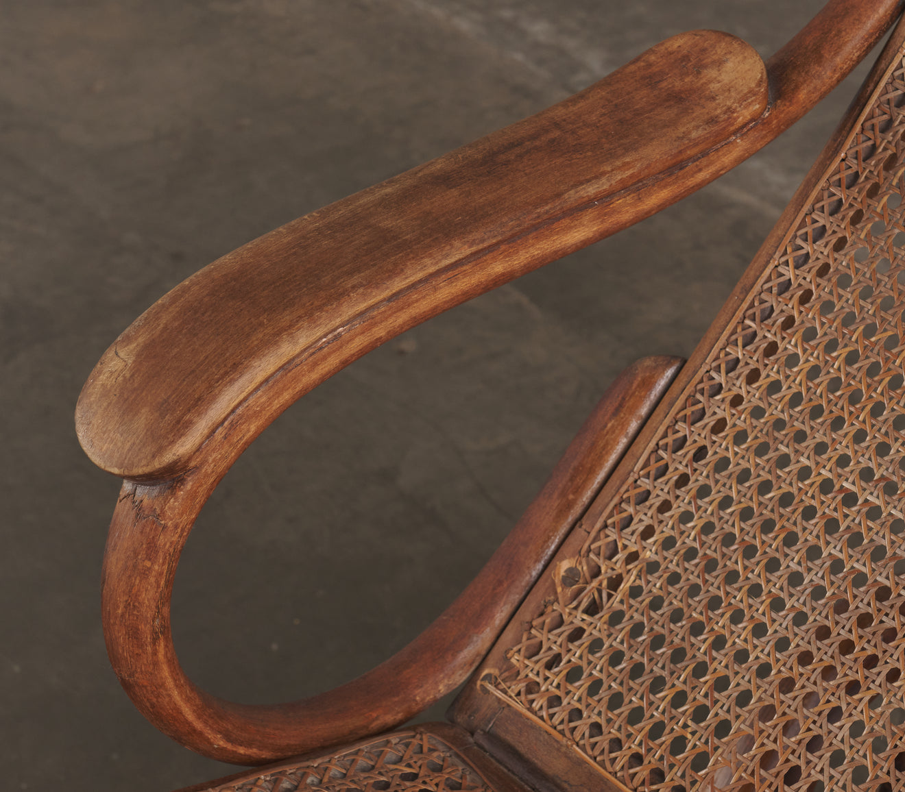 THONET BENT WOOD CHAISE LOUNGE, AUSTRIA, C1888
