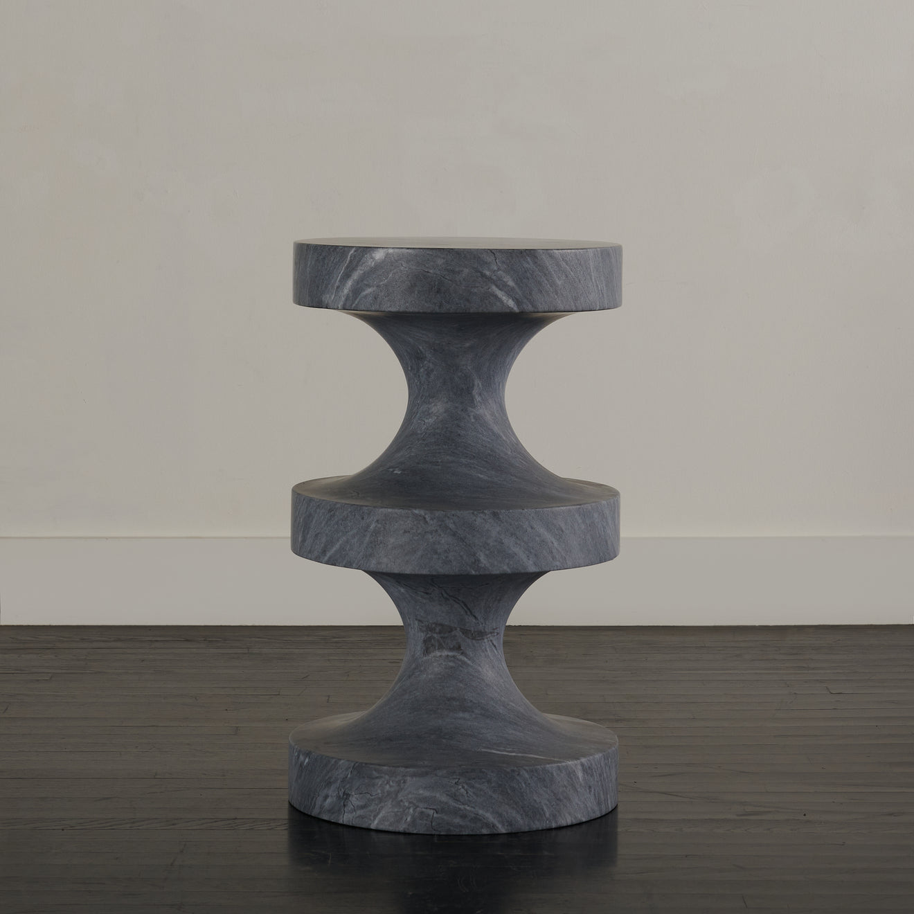 TRIPLE TIERED MARBLE SIDE TABLE(S)