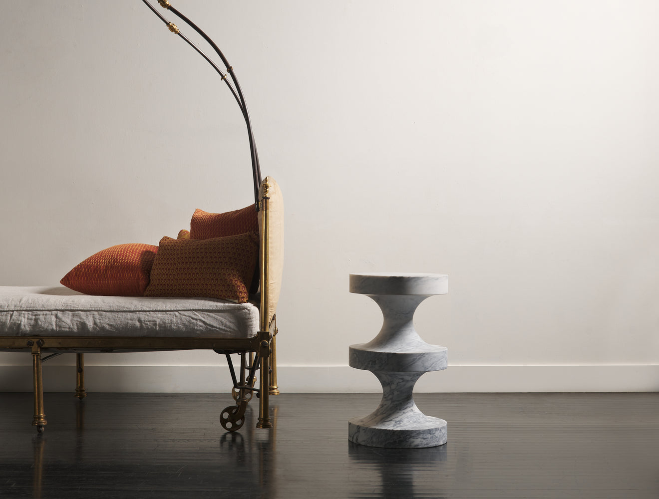 TRIPLE TIERED MARBLE SIDE TABLE(S)