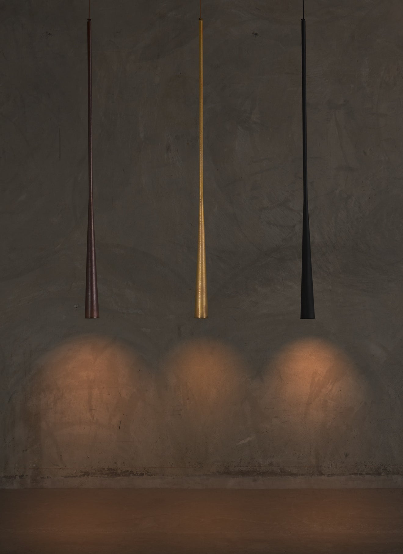 COPPER TRUMPET HANGING SPOTLIGHT(s) BY CARLO PUNZO