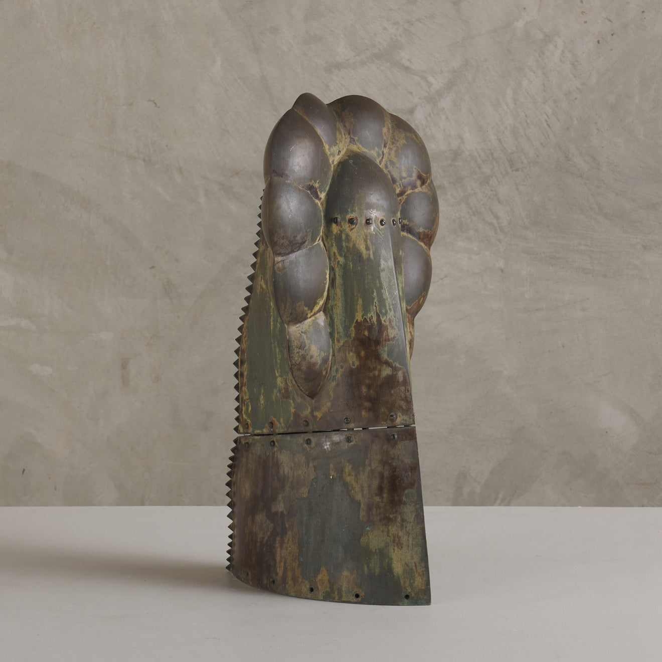 UNSIGNED BRUTALIST BRONZE SCULPTURE, 20TH C