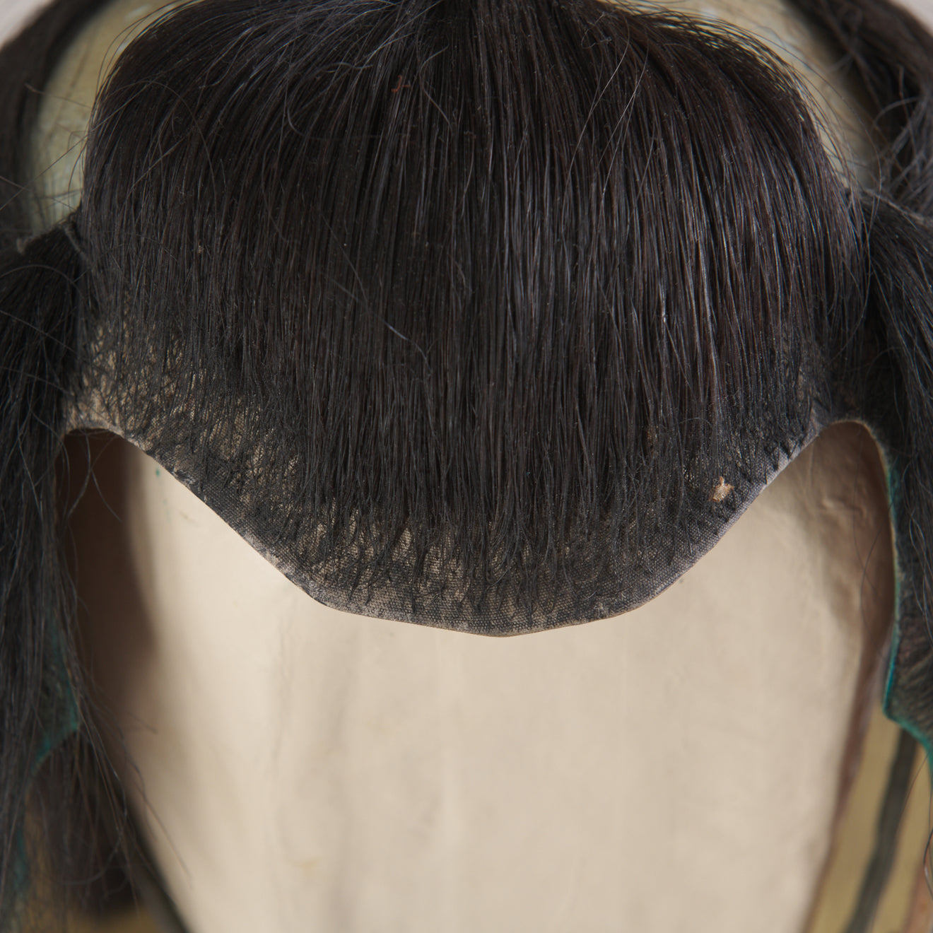 VINTAGE GEISHA WIG IN ORIGINAL CASE, 20TH C