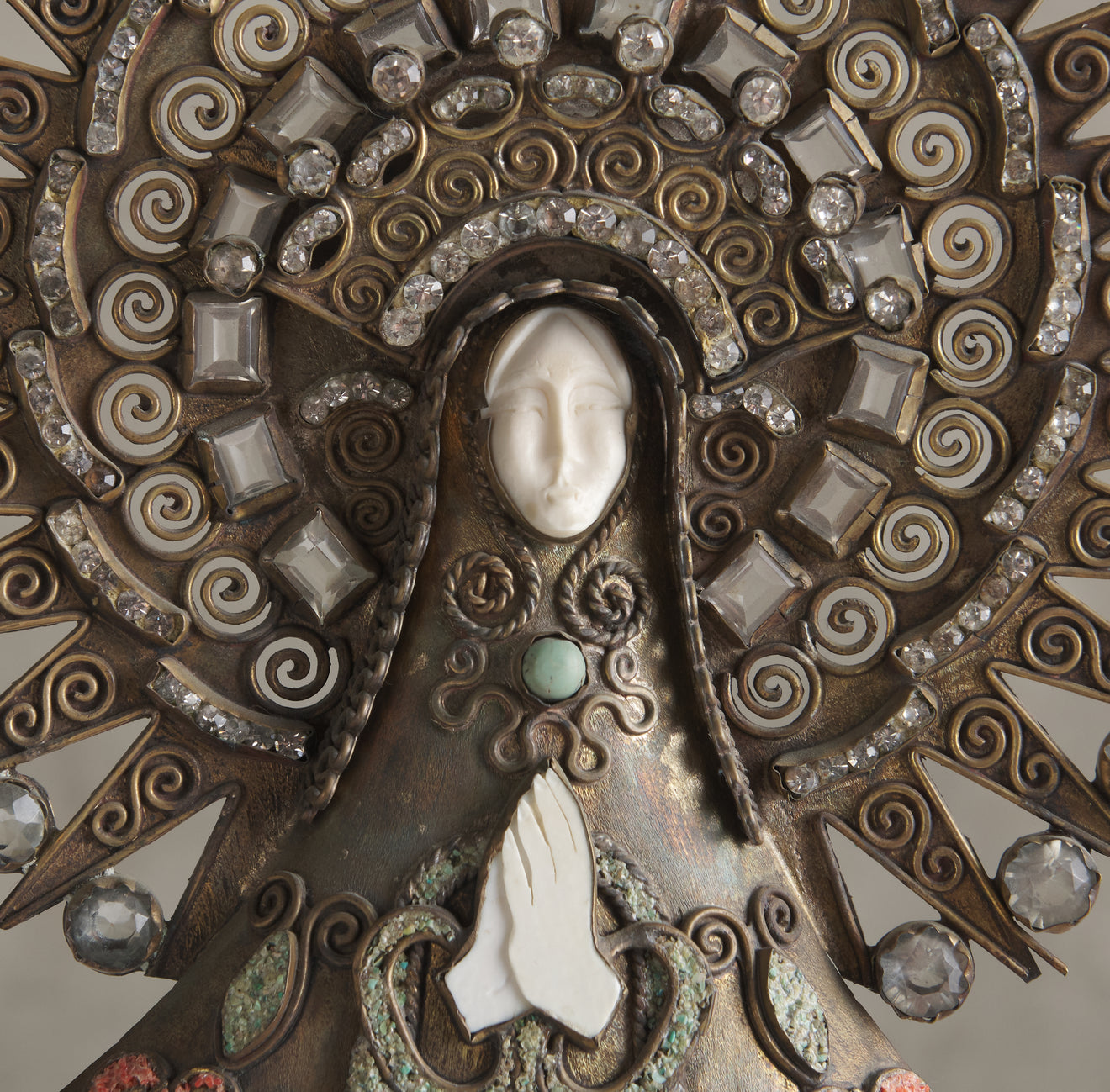 VIRGIN AMPONA BY MATILDE POULAT (1900 - 1960), Signed