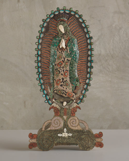 THE VIRGIN OF GUADALUPE BY MATIL POULAT, signed