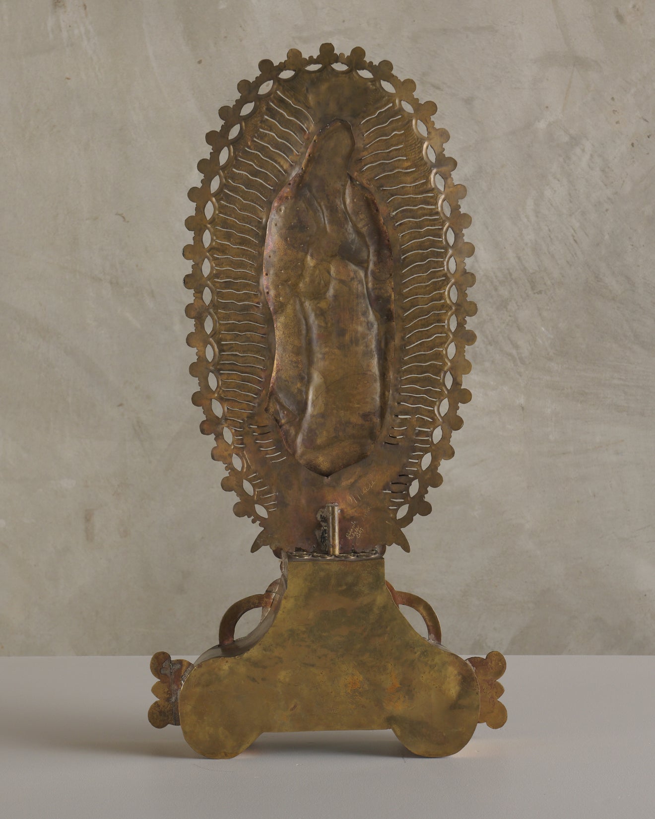 THE VIRGIN OF GUADALUPE BY MATIL POULAT, signed