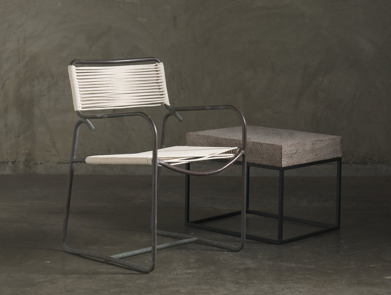 WALTER LAMB FOR BROWN JORDAN ARM CHAIR, 1950'S