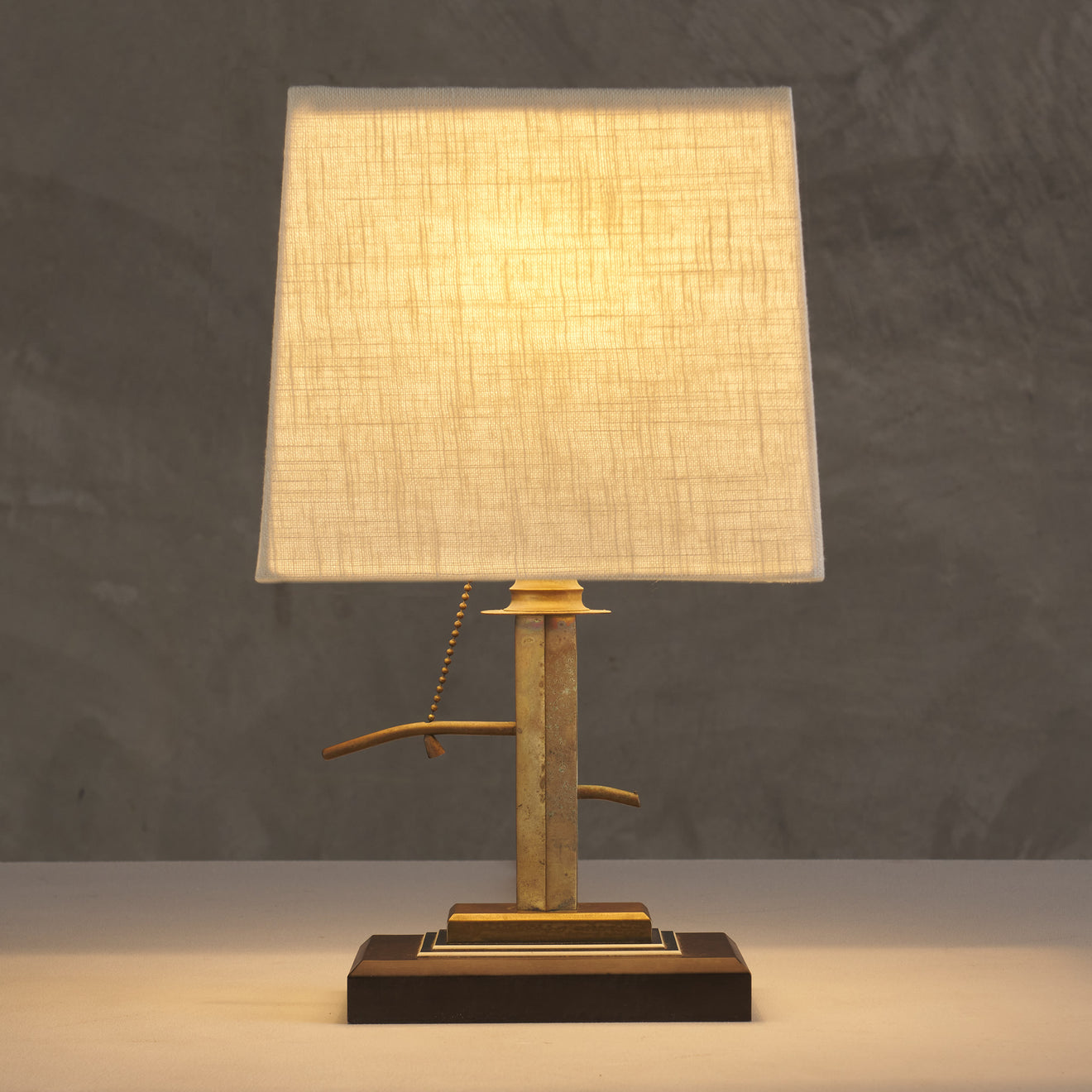 WATER PUMP TABLE LAMP, c1920