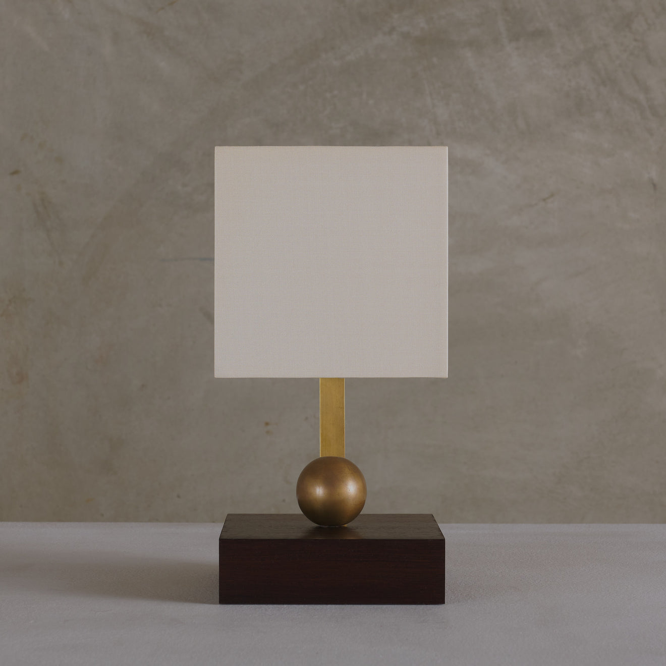 BOUDOIR LAMP,  BRASS BALL SERIES