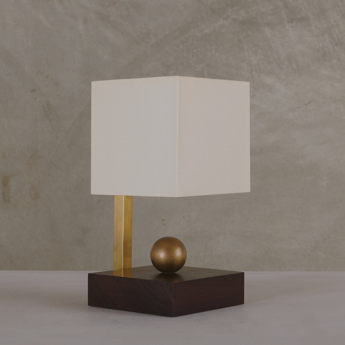 BOUDOIR LAMP,  BRASS BALL SERIES