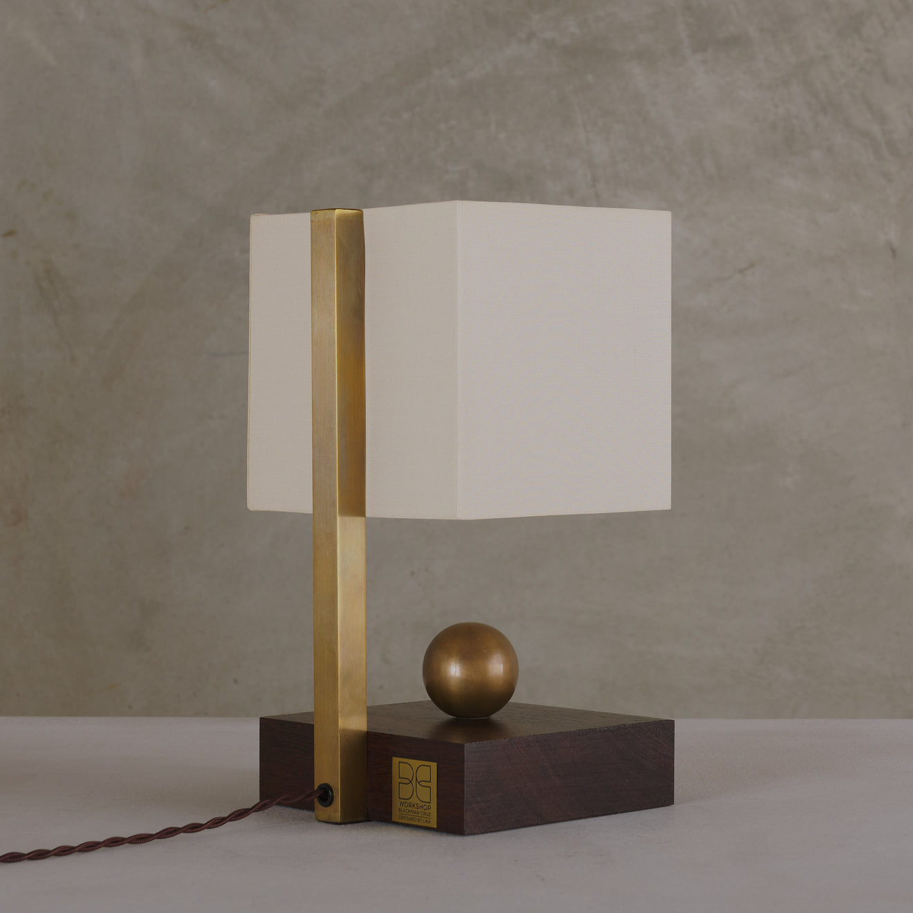 BOUDOIR LAMP, WENGE