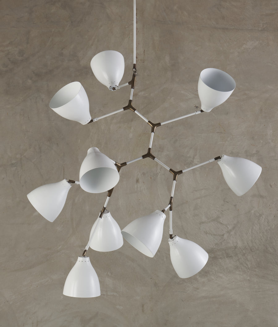 WHITE CRESCENTIA HANGING LIGHT BY THIERRY JEANNOT
