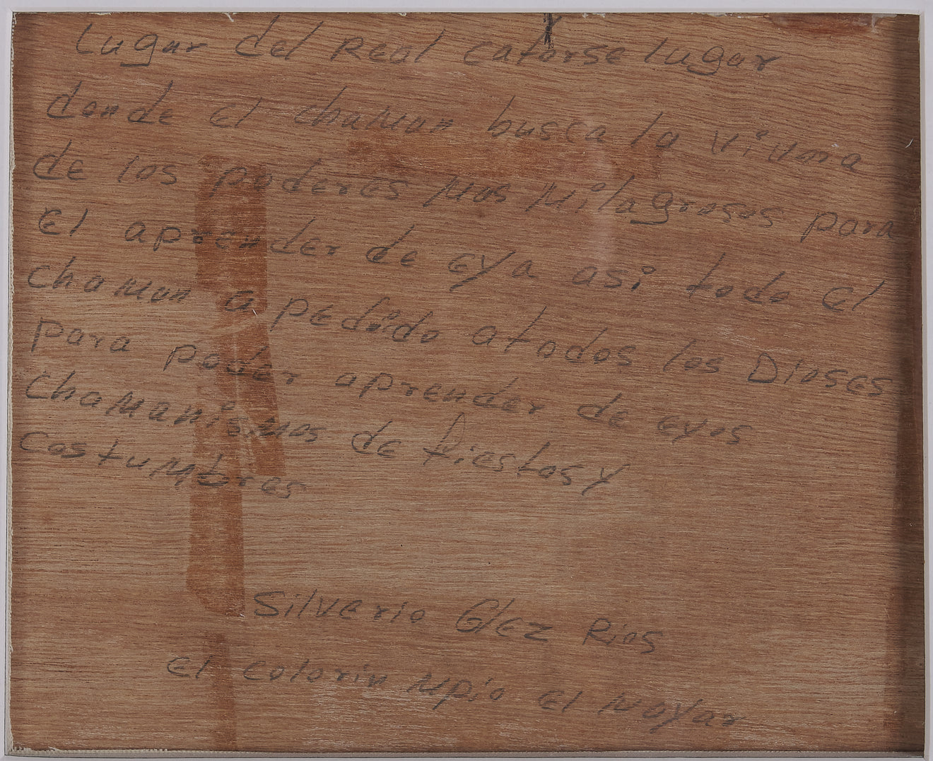 YARN PAINTINGS OF PEYOTE VISIONS BY HUICHOL SHAMAN