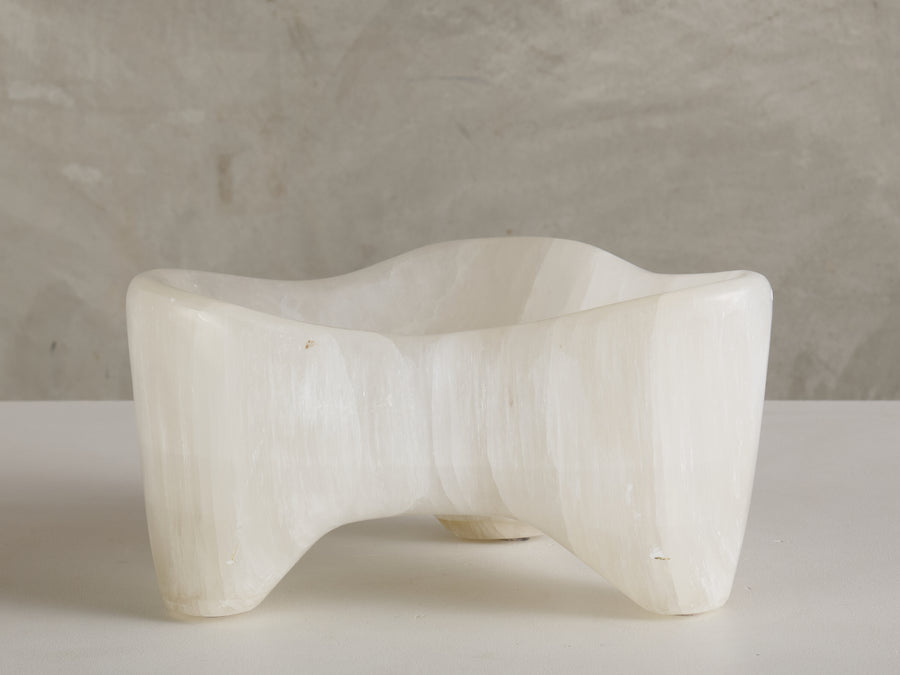 POLISHED SELENITE CENTER BOWL