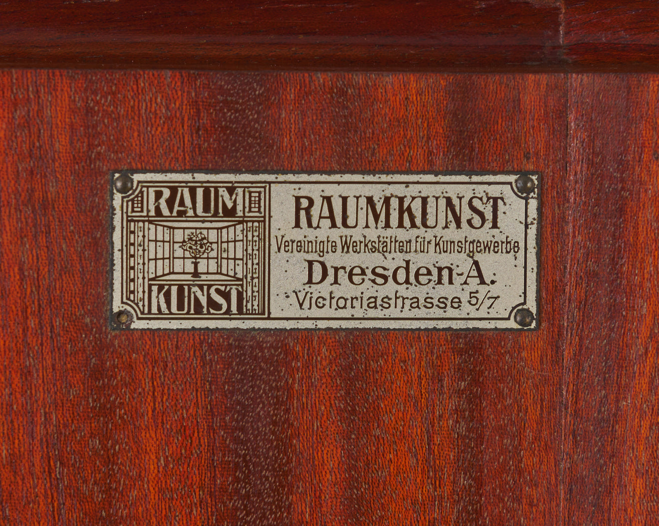 GERMAN CABINET WITH GEOMETRIC PANELING DESIGN