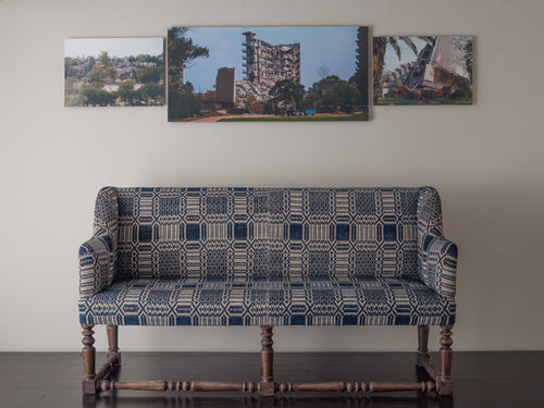 Triptych of 1985 Mexico City Earthquake by Elecio Russek