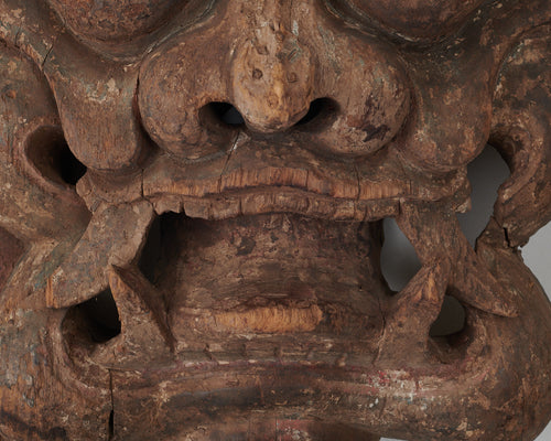 QING WOOD MASK OF PROTECTOR SPIRIT