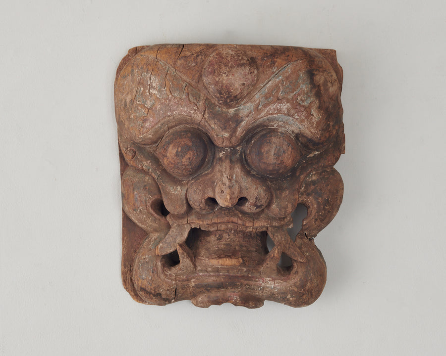 QING WOOD MASK OF PROTECTOR SPIRIT