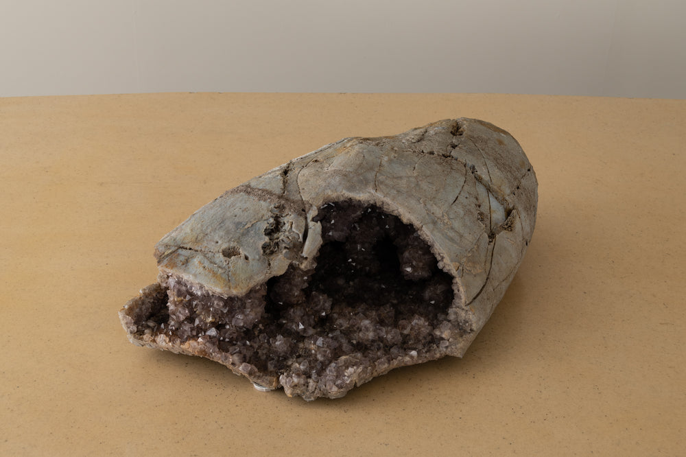 AMETHYST GEODE WITH SMALL CALCITE INCLUSIONS – Blackman Cruz