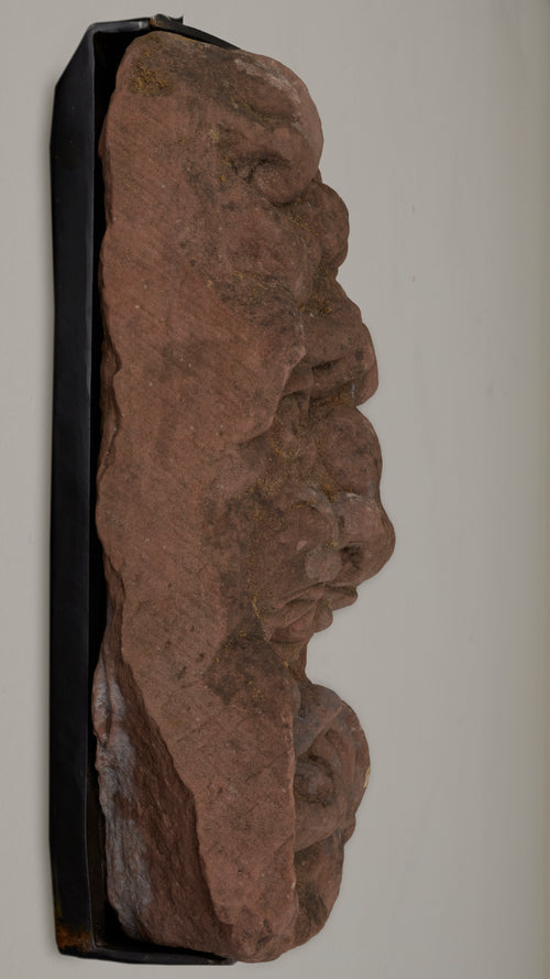 BAROQUE CARVED STONE RATHSKELLER MASK