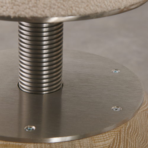 BCW Mushroom Stool Oak - Steel