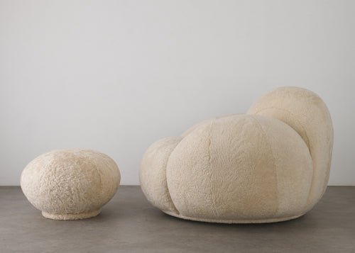 BCW PEYOTE POUF IN SHEARLING