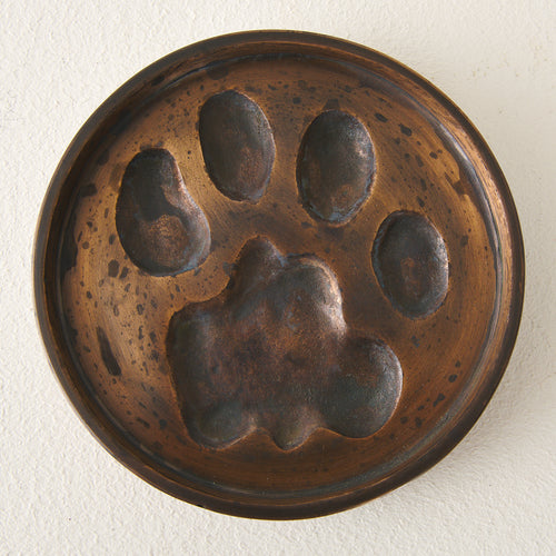 BRONZE PAW PRINT CATCH-ALL