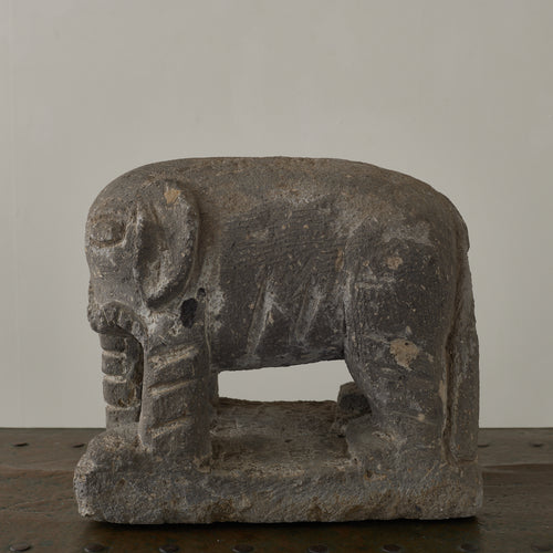 CARVED STONE ELEPHANT