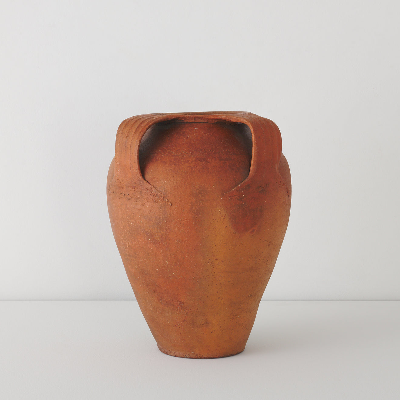 TERRACOTTA TWO HANDLE URN