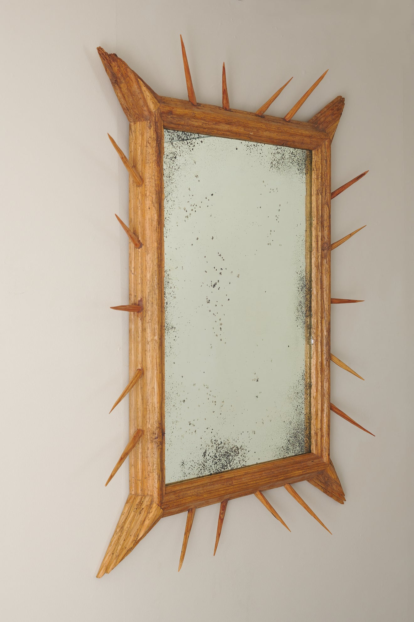 CHERAN SPIKED MIRROR FRAME BY MIKE DIAZ