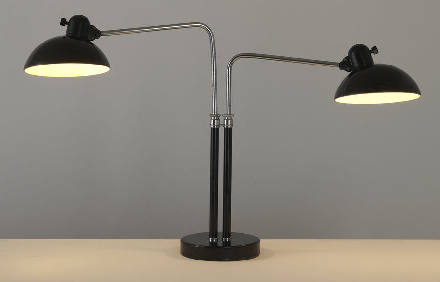 CHRISTIAN DELL DOUBLE KAISER IDELL DESK LAMP