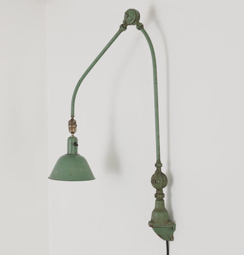 INDUSTRIAL SWING ARM WALL LAMP