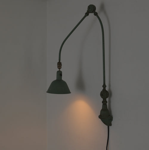 INDUSTRIAL SWING ARM WALL LAMP