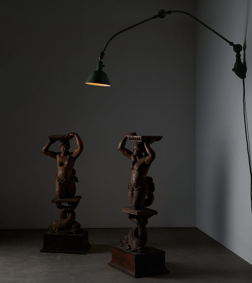 INDUSTRIAL SWING ARM WALL LAMP