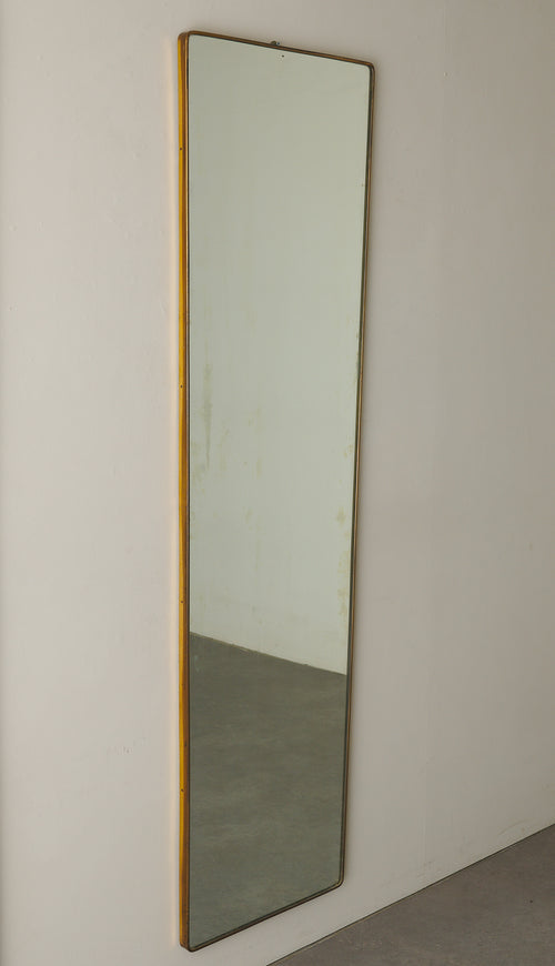 ITALIAN BRASS FRAMED DRESSING MIRROR