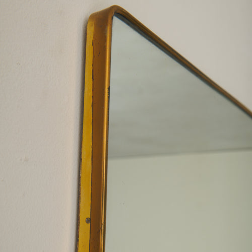 ITALIAN BRASS FRAMED DRESSING MIRROR