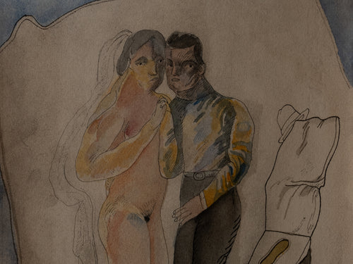 José Luis Cuevas, 1934-2017, Couple Dancing