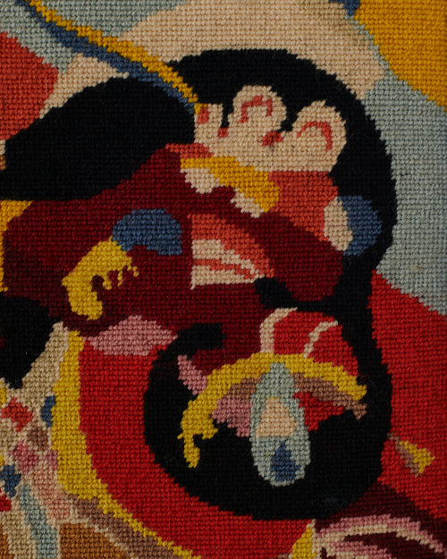 KANDINSKY DESIGNED NEEDLEPOINT, B