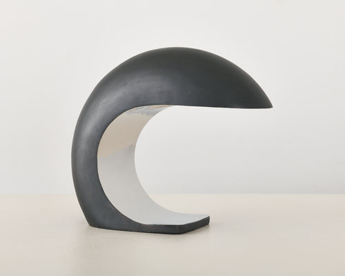 MEDIUM STAINLESS NAUTILUS LAMP BY CHRISTOPHER KREILING