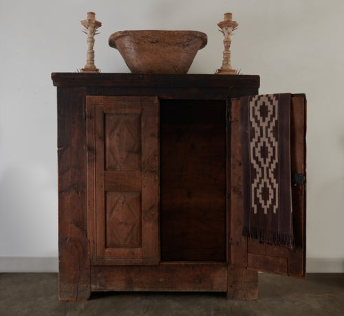 MONTAGNARD FRENCH ALPS RUSTIC CABINET