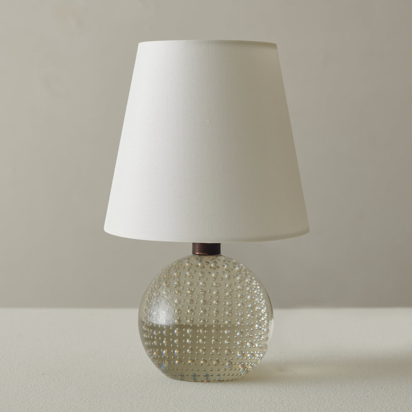 BULLICANTE GLASS BOUDOIR  TABLE LAMP