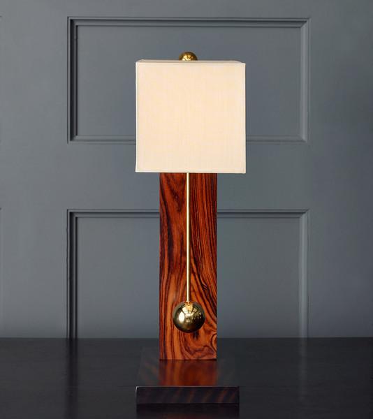 ONE WAY TABLE LAMP, BRASS BALL SERIES BY LIKA MOORE